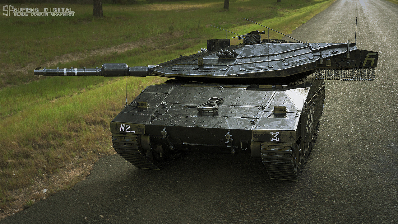 梅卡瓦主战坦克三维概念设计（图ZMjcwODYwNDk2） - 机械/交通 - 站酷设计师sufengphoenix原创素材 - 站酷ZCOOL