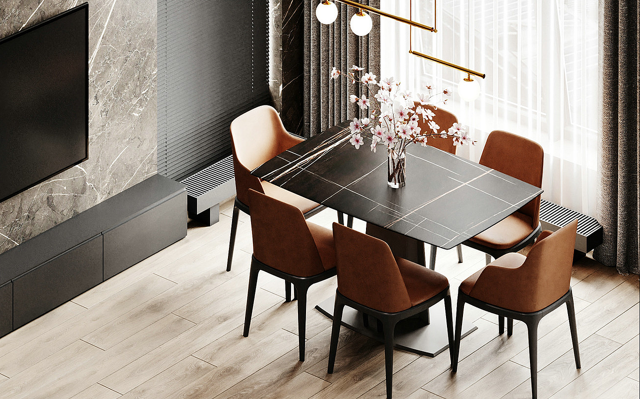 现代公寓设计,简约的线条太精致了!