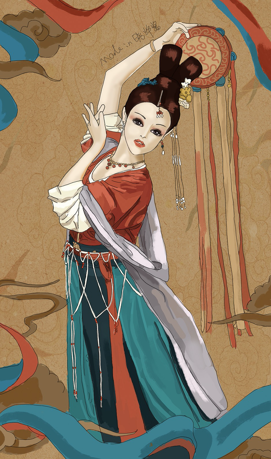 国风插画（图ZMjY3MDk4NjAw） - 商业插画 - 站酷设计师晓烨酱原创素材 - 站酷ZCOOL