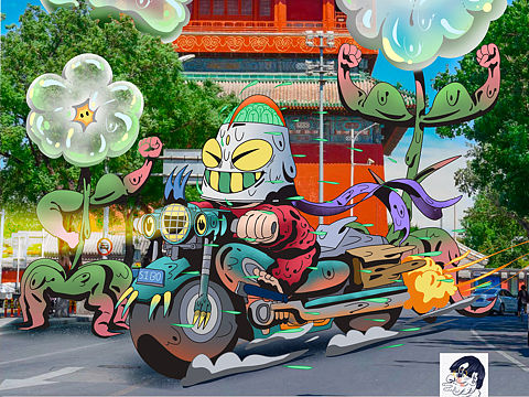 原创｜🏍️机车和纸箱系列📦