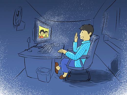 父亲节手绘