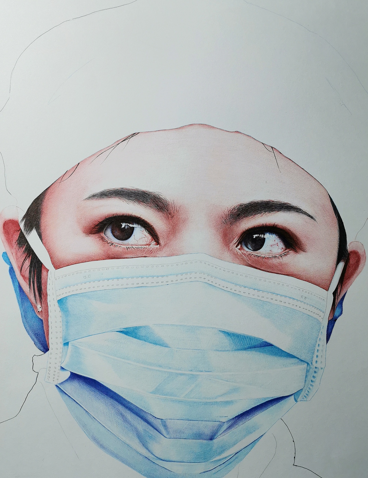 圆珠笔画——最美的眼（图ZMjA3NzY4OTI0） - 绘画 - 站酷设计师一诺手绘原创素材 - 站酷ZCOOL