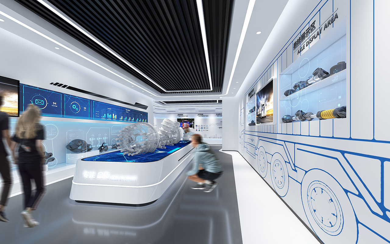 企业展厅（图ZMjQ0MjE5NTYw） - 展陈设计 - 站酷设计师本润全案设计机构原创素材 - 站酷ZCOOL