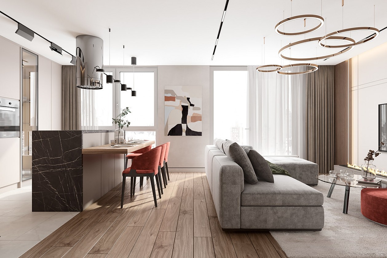 浅色系空间 营造现代空间的精致感