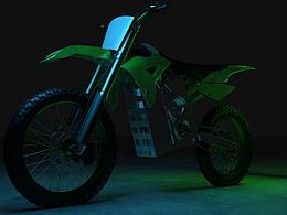 自制电动摩托车效果图及成品