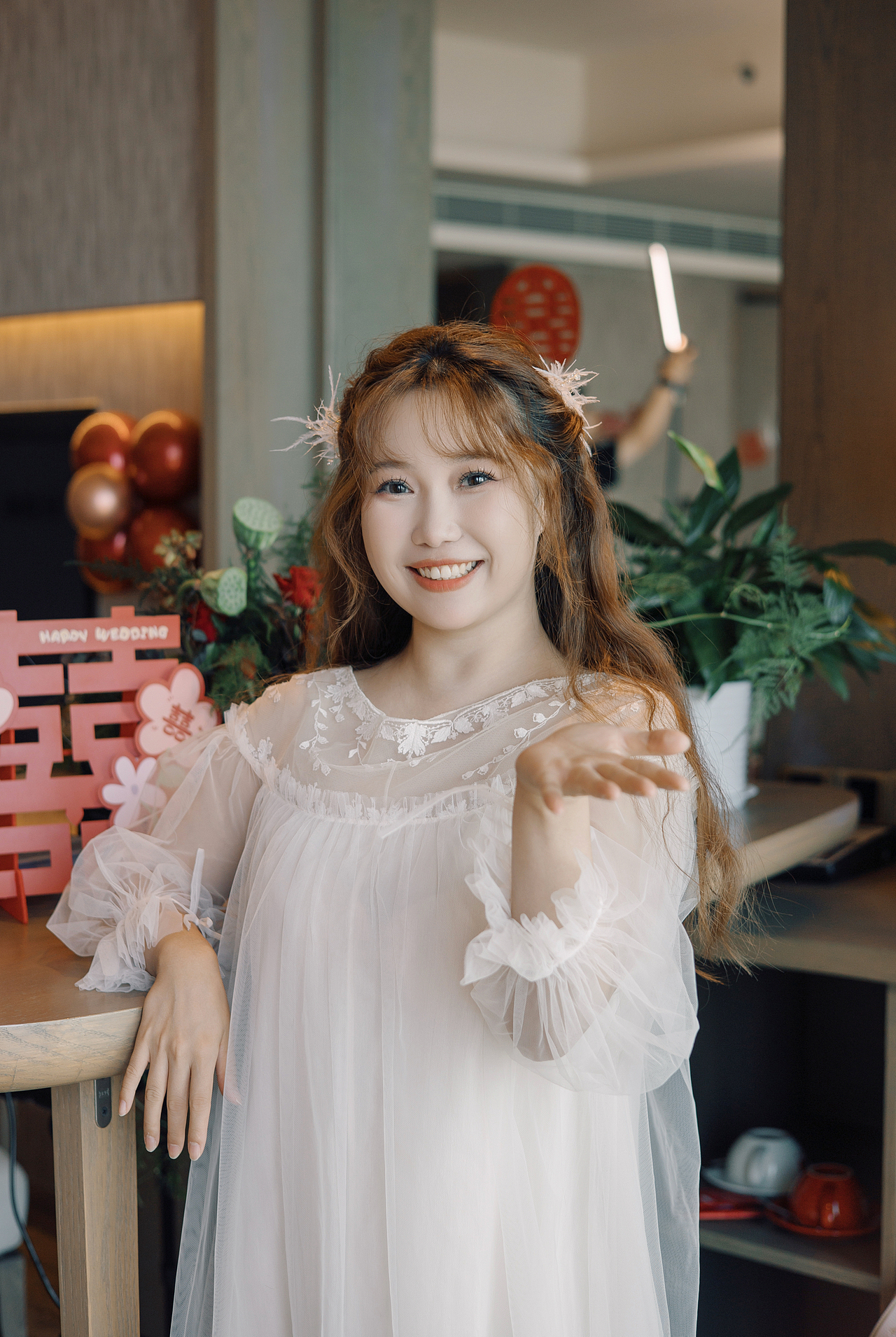 抱着宝宝结婚真的太酷啦!!