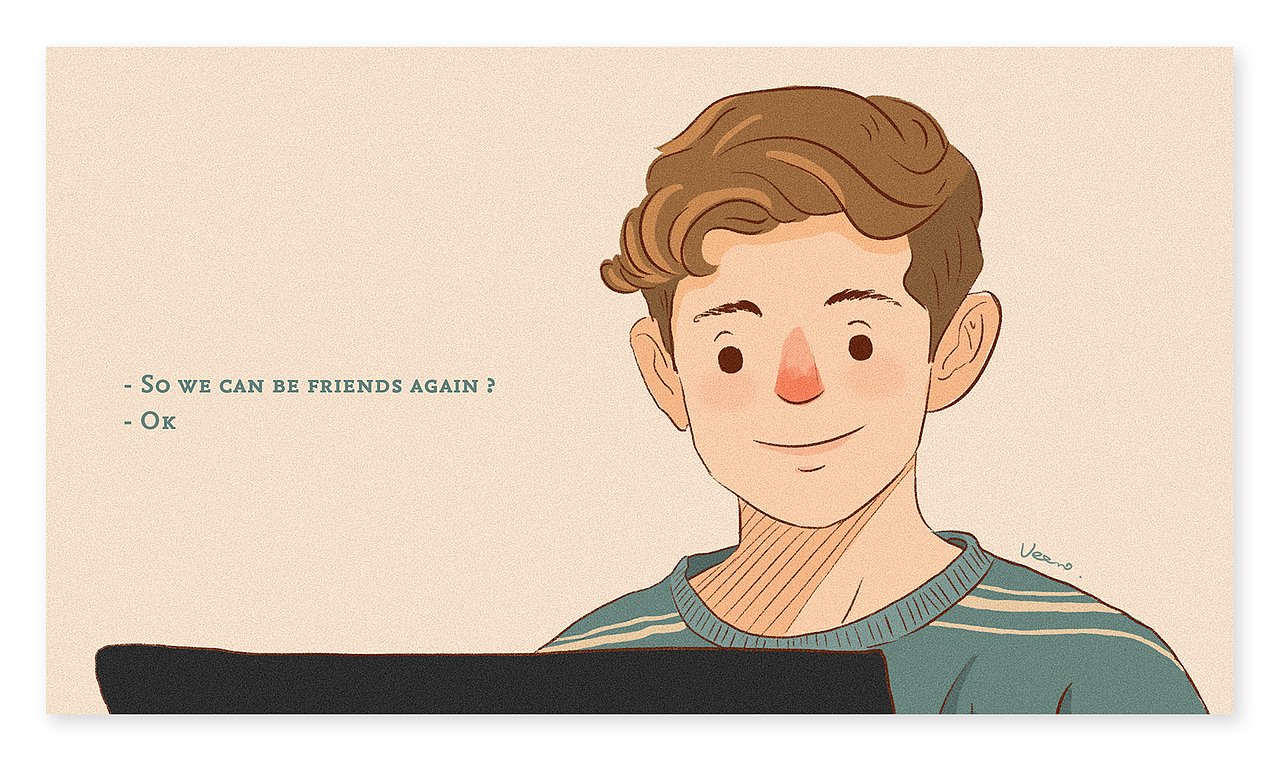 wonder电影奇迹男孩练习小插画