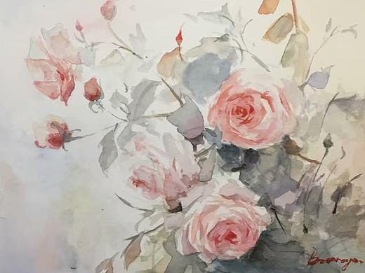 蔷薇科水彩合集（个人主页-ZMzMwOTc2NDg=） - 绘画 - 站酷设计师babybreathayo原创素材 - 站酷ZCOOL