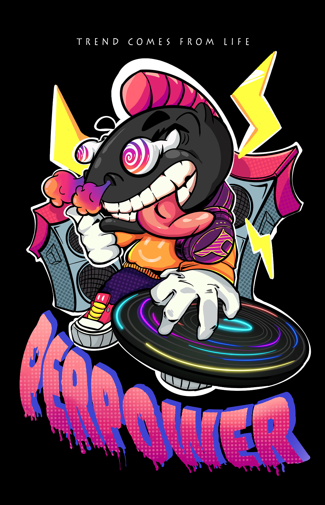 马一稿潮酷ip|插画|创作习作|jayywnz_原创作品-站酷zcool