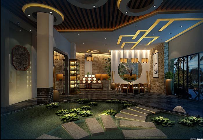 崇州藏茗荟茶艺馆装修设计|成都崇州茶楼装修|崇州茶楼设计|崇州茶楼