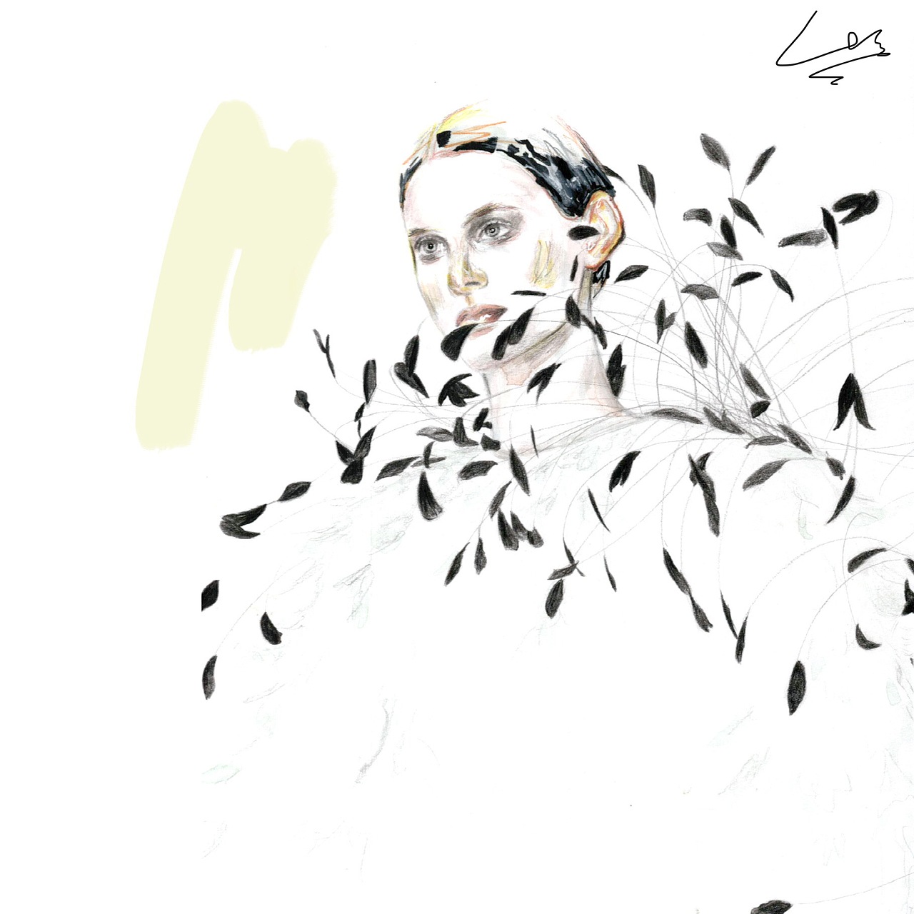 时尚插画丨丨人物（图ZMjMyMTI1MDQ4） - 商业插画 - 站酷设计师是L佳呀原创素材 - 站酷ZCOOL