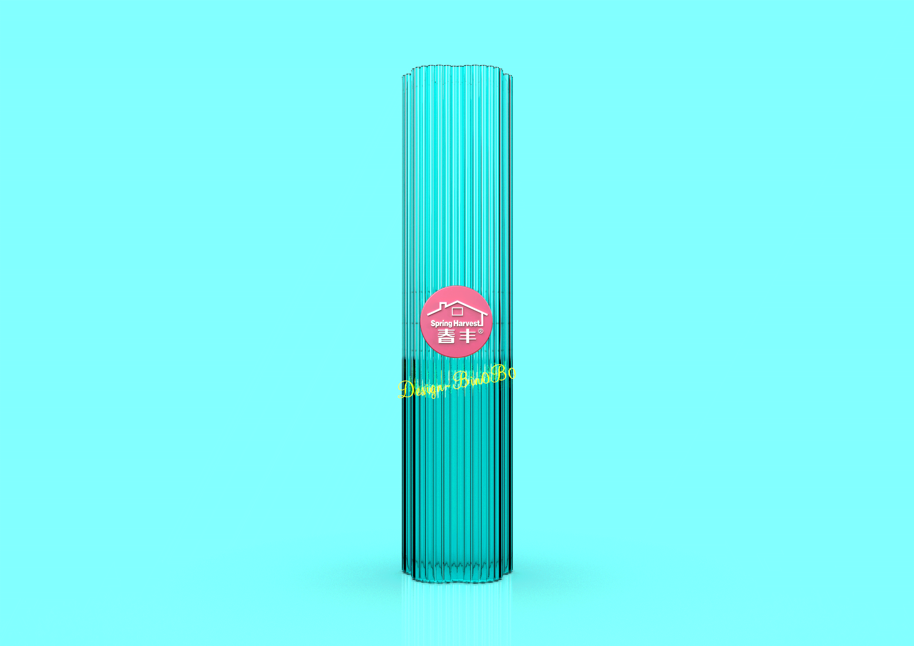 (Bin0B0)-涂料容器外包装设计(春丰-春夏秋冬系列)