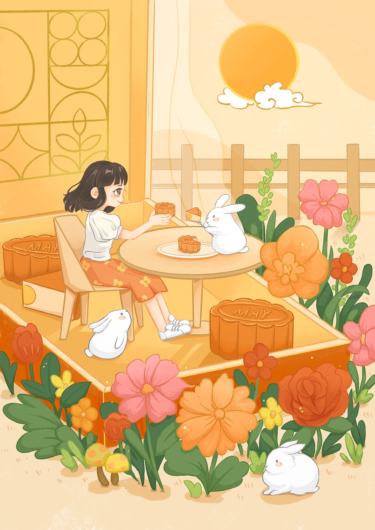 中秋节插画(一)