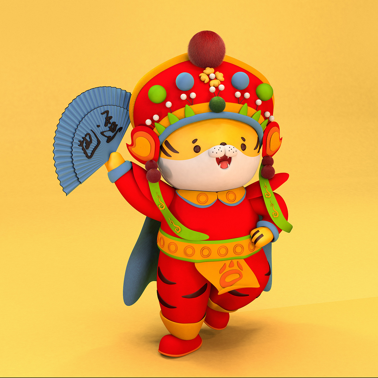 川剧 变脸 虎年（图ZMjgyMjA4MDA0） - 其他三维 - 站酷设计师Zyla110原创素材 - 站酷ZCOOL