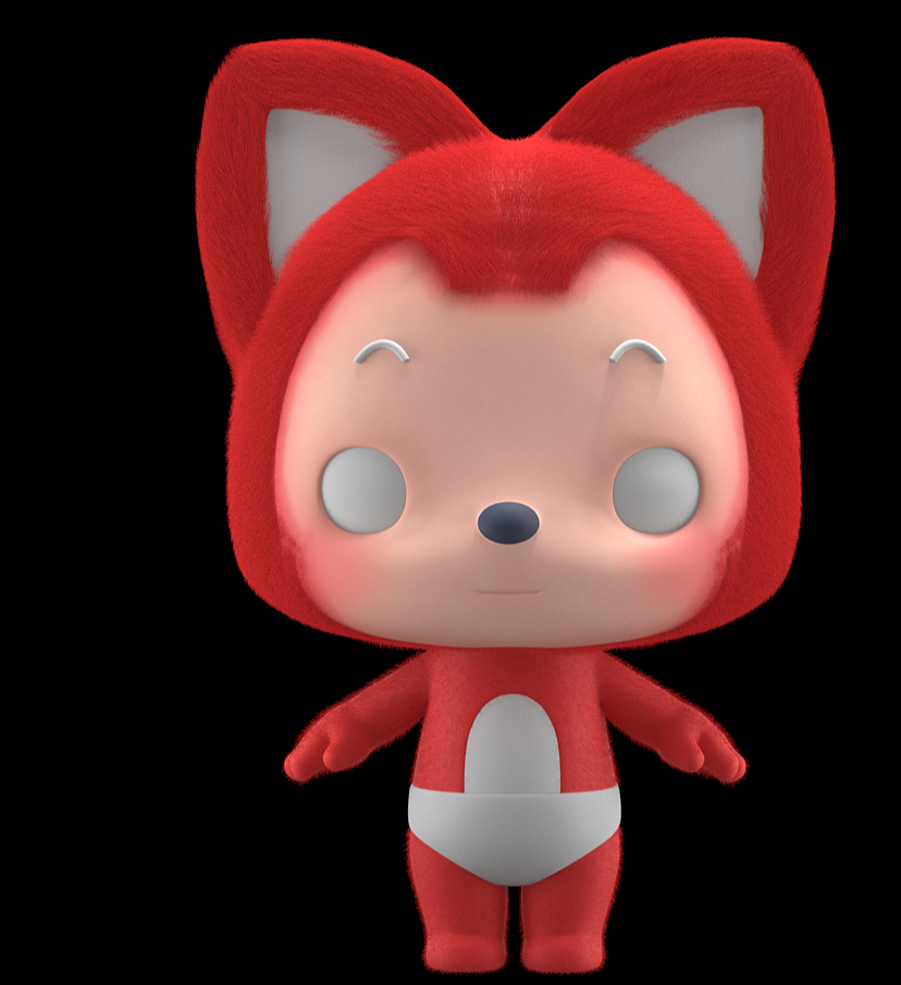 抖音 阿狸|三维|人物/生物|cg阎明 - 原创作品 - 站酷 (zcool)