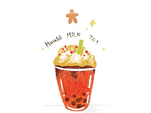 【1日1画】1day，早安~一杯好喝的柠檬茶~