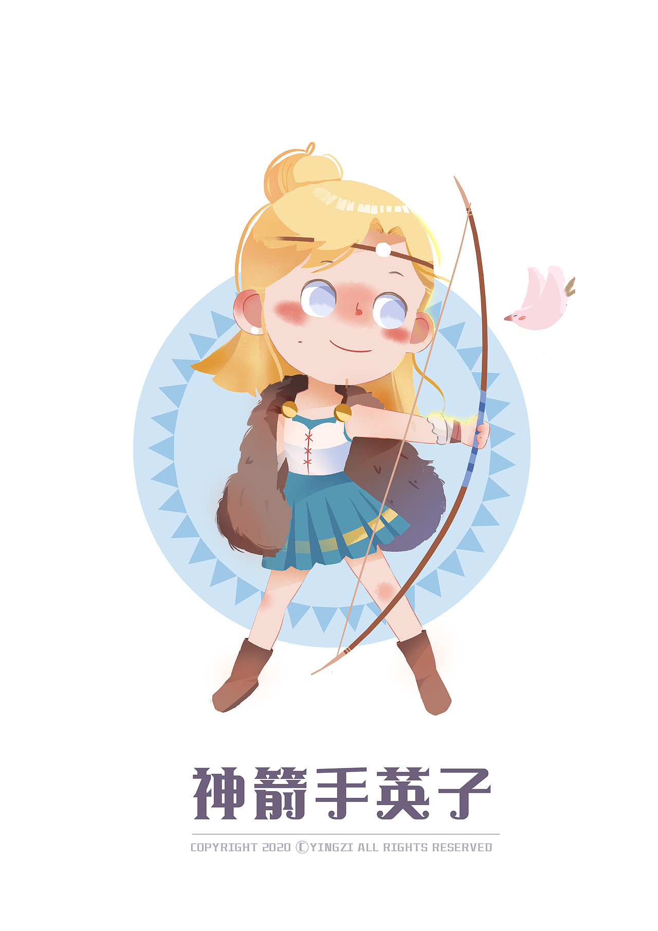 最近一段时间的角色练习（图ZMjI4MDAwMzE2） - 儿童插画 - 站酷设计师菜菜美妞原创素材 - 站酷ZCOOL
