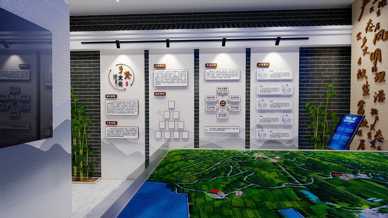 展厅-乡贤文化馆|空间|展陈设计|丁有丶cai - 原创作品 - 站酷 (zcool