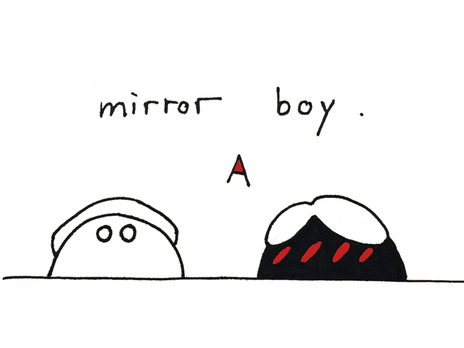 Mirror Boy 1（A）_Spiky小刺球站酷ZCOOL