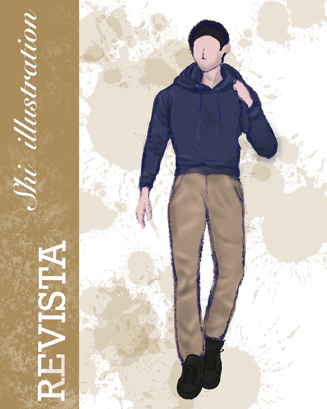 男士日常气质穿搭（图ZMjU4NjQ1NTUy） - 商业插画 - 站酷设计师插画BoNanCible原创素材 - 站酷ZCOOL