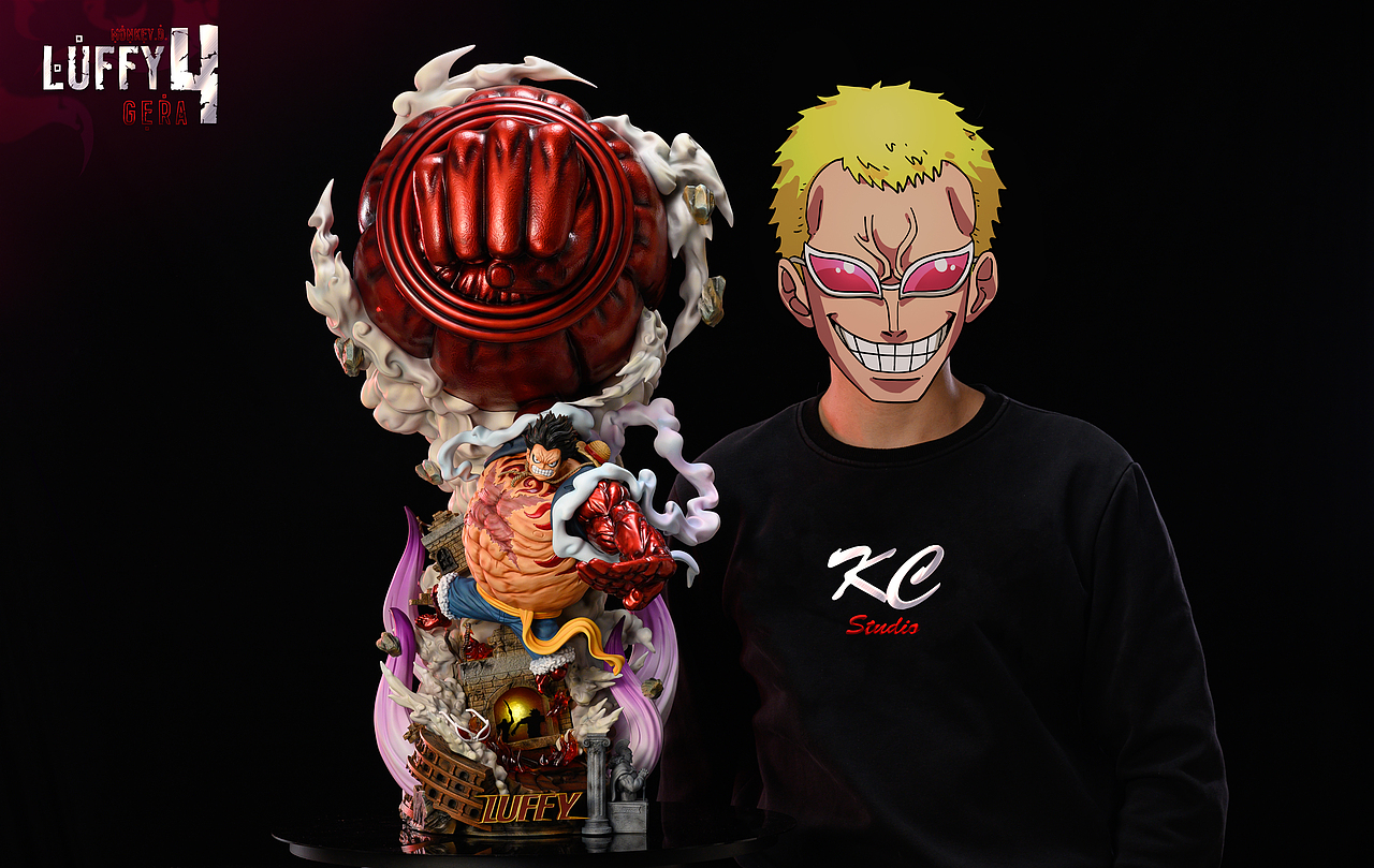 四挡路飞_海贼王雕像GK