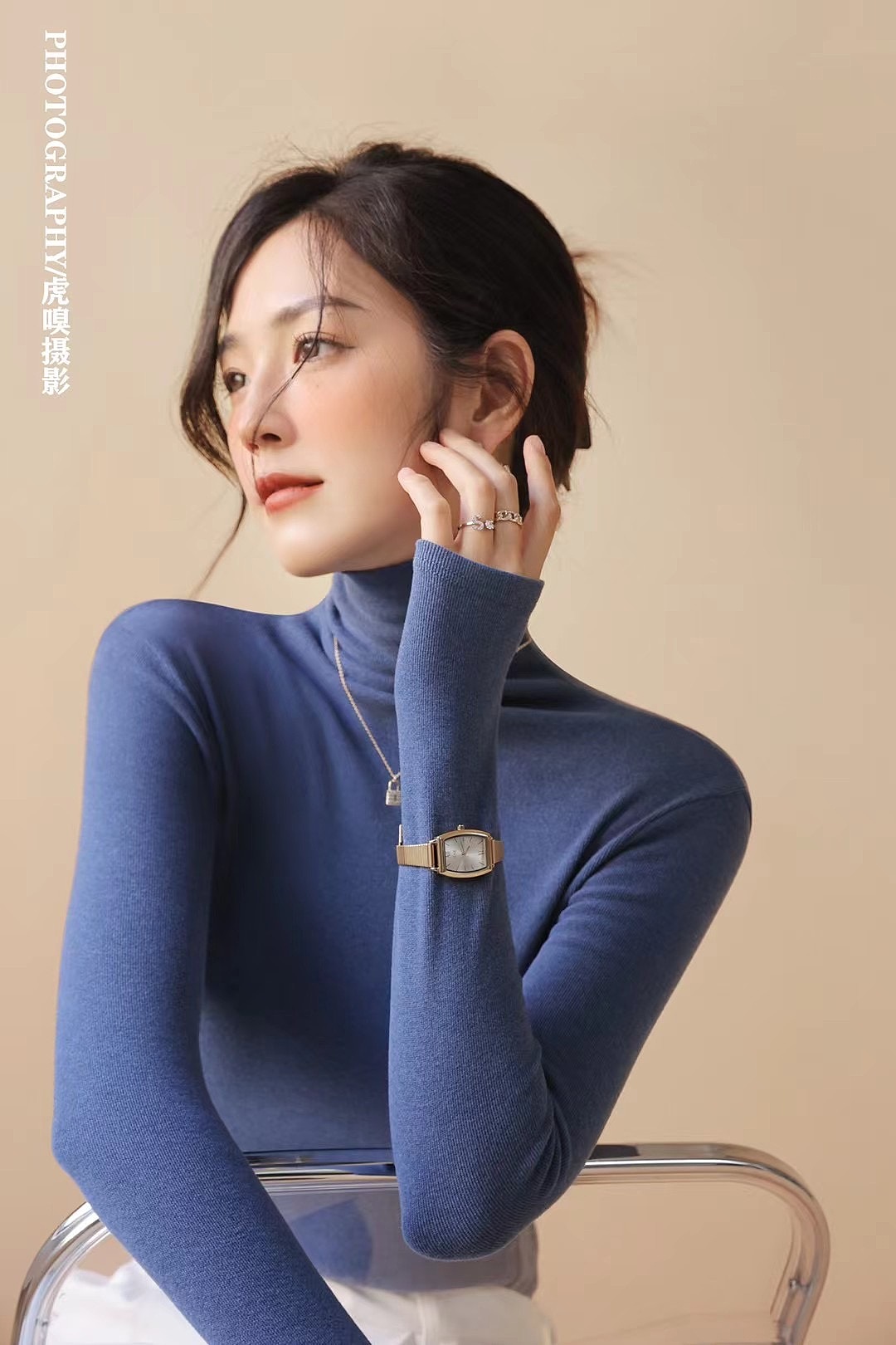 高领打底衫来喽/商品拍摄