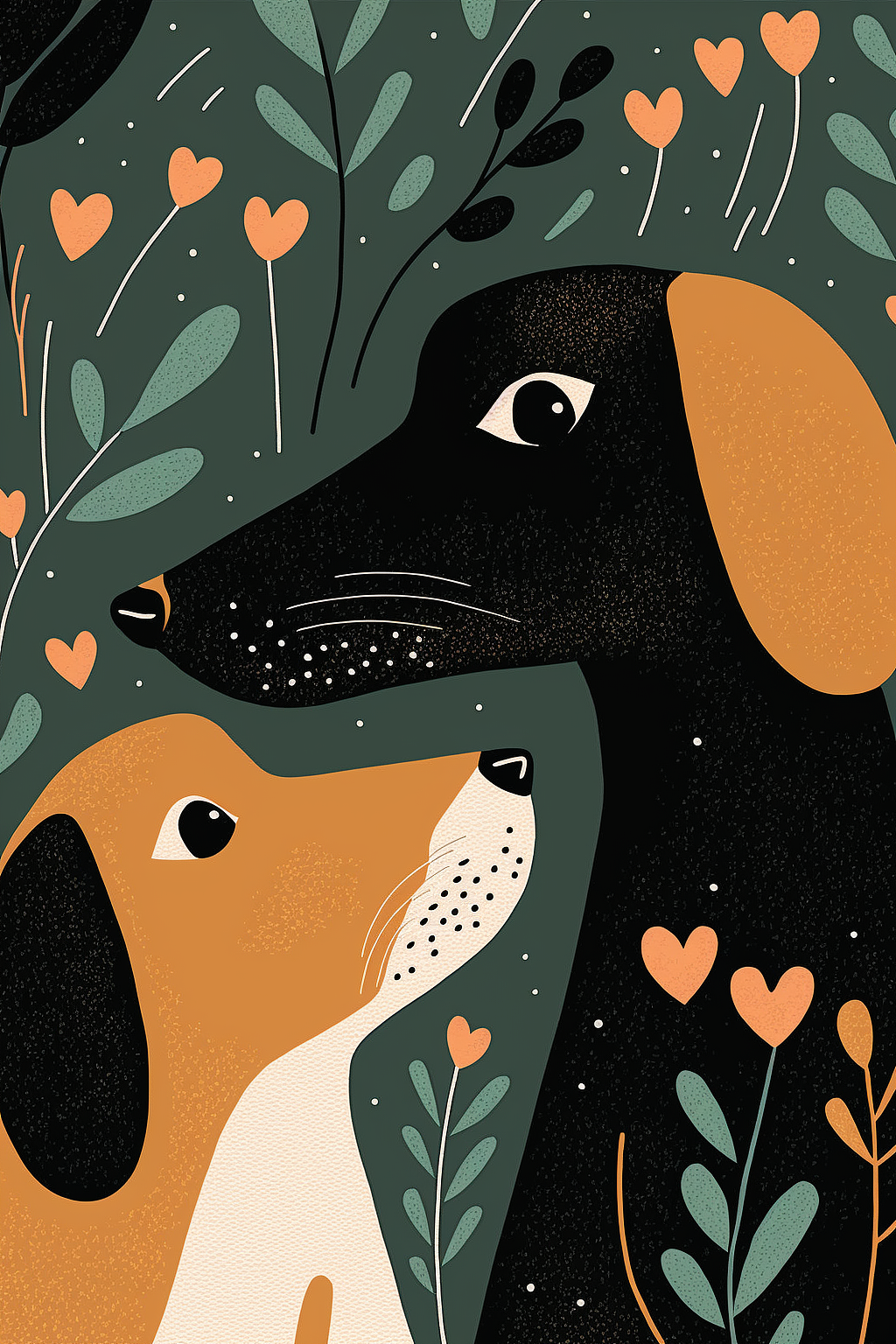 动物爱情的气氛海报儿童插画（图ZMzMxNjc4OTQw） - 绘本 - 站酷设计师子都树蚁原创素材 - 站酷ZCOOL