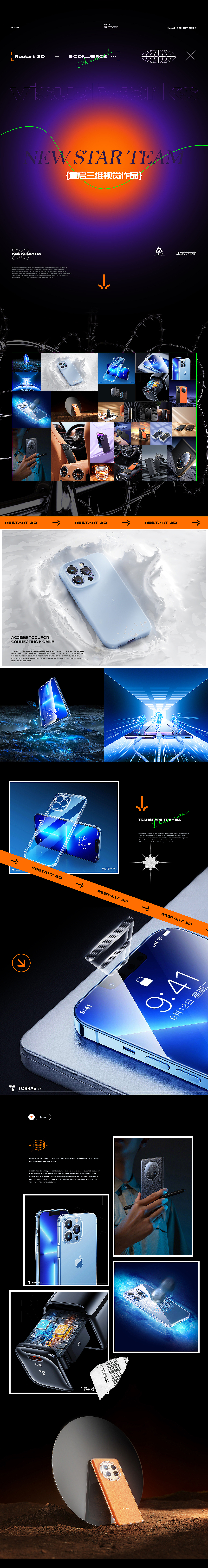Restart 3D visual rendering III