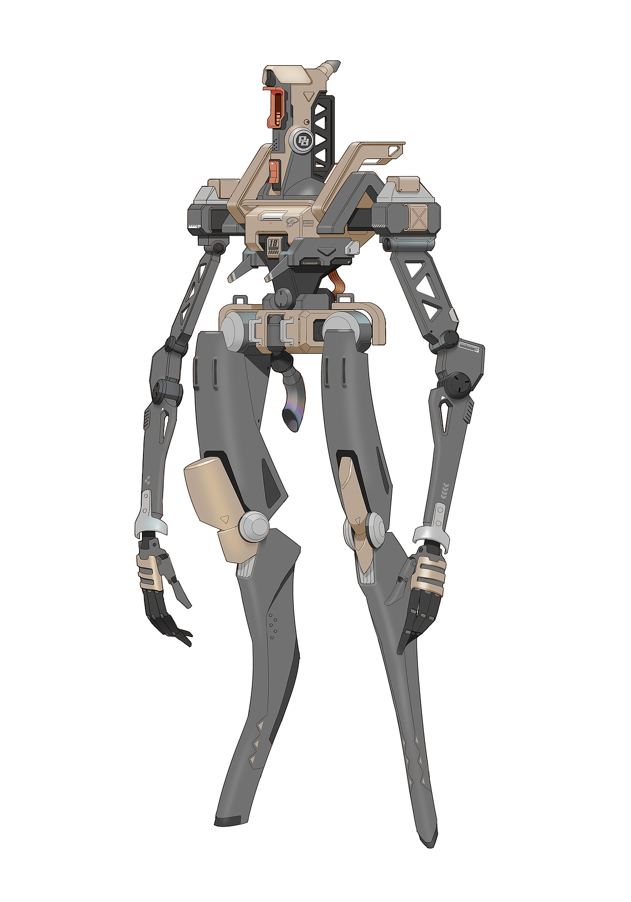 个人机甲练习（图ZMzM5Njk4MzE2） - 概念设定 - 站酷设计师xhj18原创素材 - 站酷ZCOOL