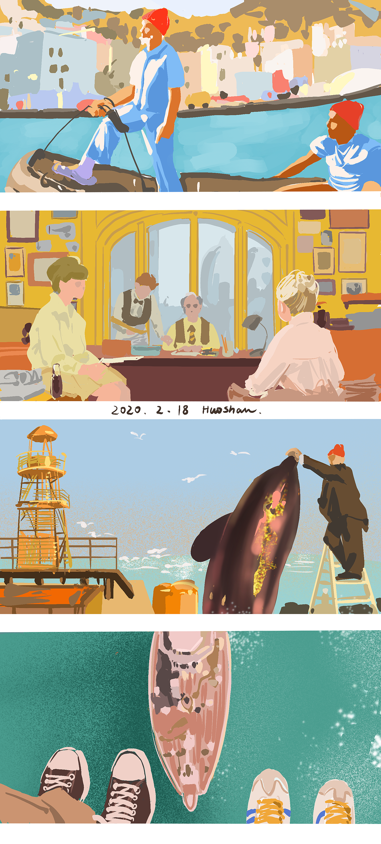 电影截图色块练习