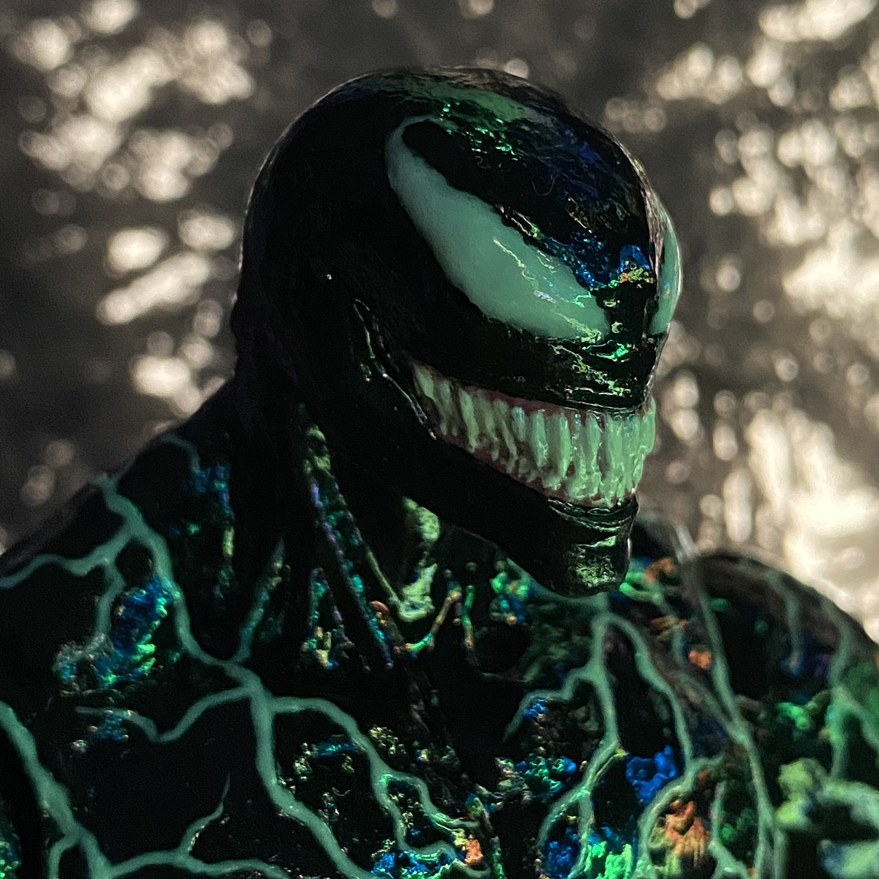 孩之宝毒液重涂 venom毒液模型手办（图ZMjc4NTcwNjI4） - 手办/模玩 - 站酷设计师林肯君原创素材 - 站酷ZCOOL