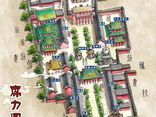 手绘地图