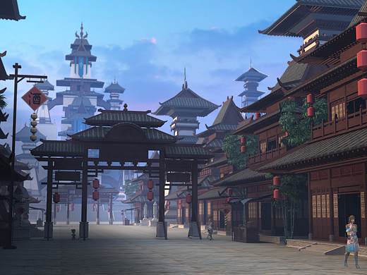 游戏场景-晨曦