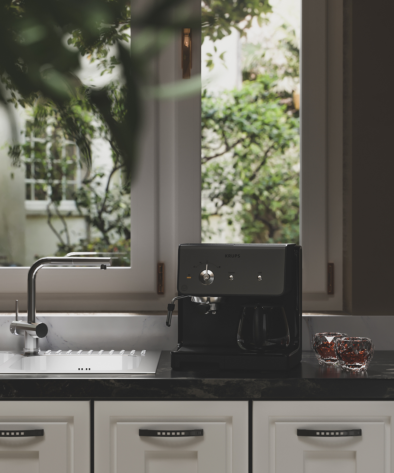 咖啡机/场景建模与渲染