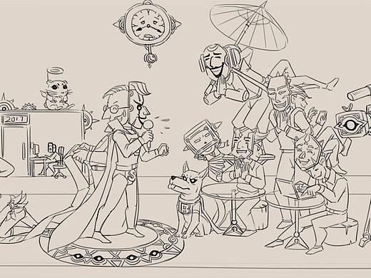 漫畫（個(gè)人主頁(yè)-ZMjYxMjE3NTY=） - 單幅漫畫 - 站酷設(shè)計(jì)師極光CHHao原創(chuàng)素材 - 站酷ZCOOL