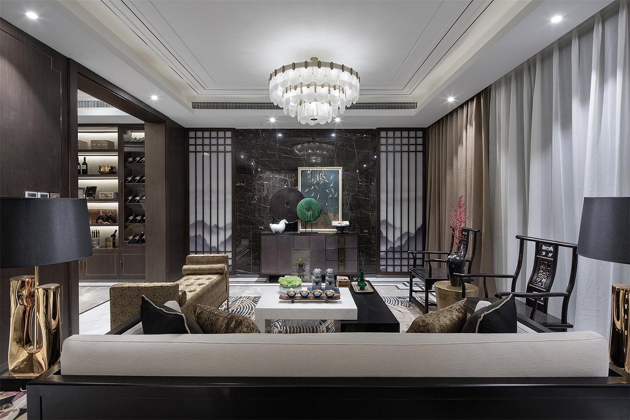 新希望紫檀山别墅样板间C2户型（图ZMTIyNzk2NTMy） - 家装设计 - 站酷设计师元禾大千原创素材 - 站酷ZCOOL