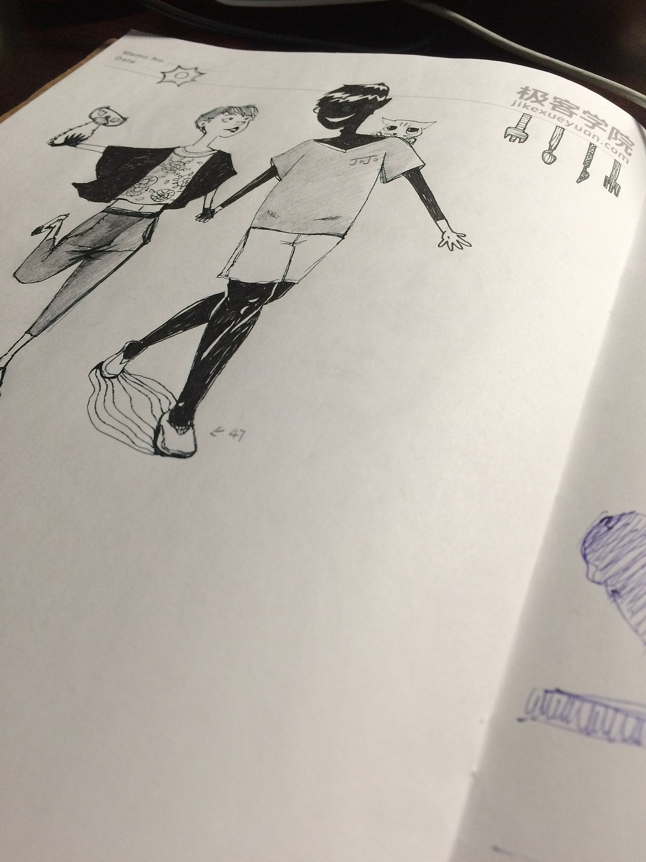 日常（图ZMzUyMTcxMDQ=） - 新锐潮流插画 - 站酷设计师jojoqiaojun原创素材 - 站酷ZCOOL