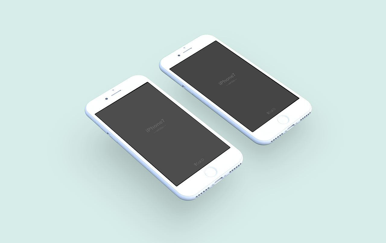 iPhone 7 mockup 【PSD】（图ZNjg3Mjc1NjQ=） - APP界面 - 站酷设计师卡米Q原创素材 - 站酷ZCOOL