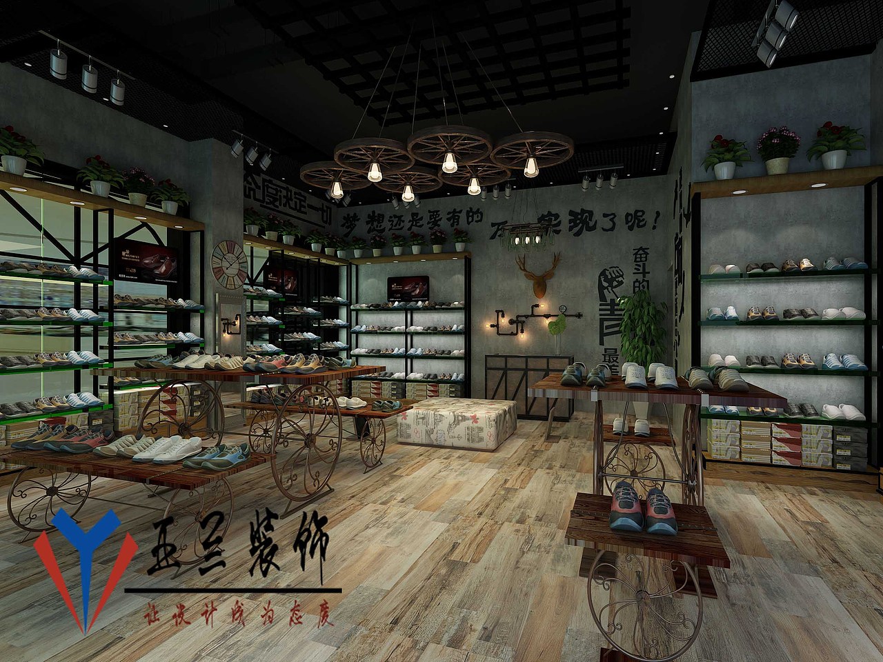 合肥鞋店装修,合肥鞋店设计,那么鞋店该怎样装修呢?