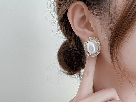 耳钉模特图韩版小清新小众风