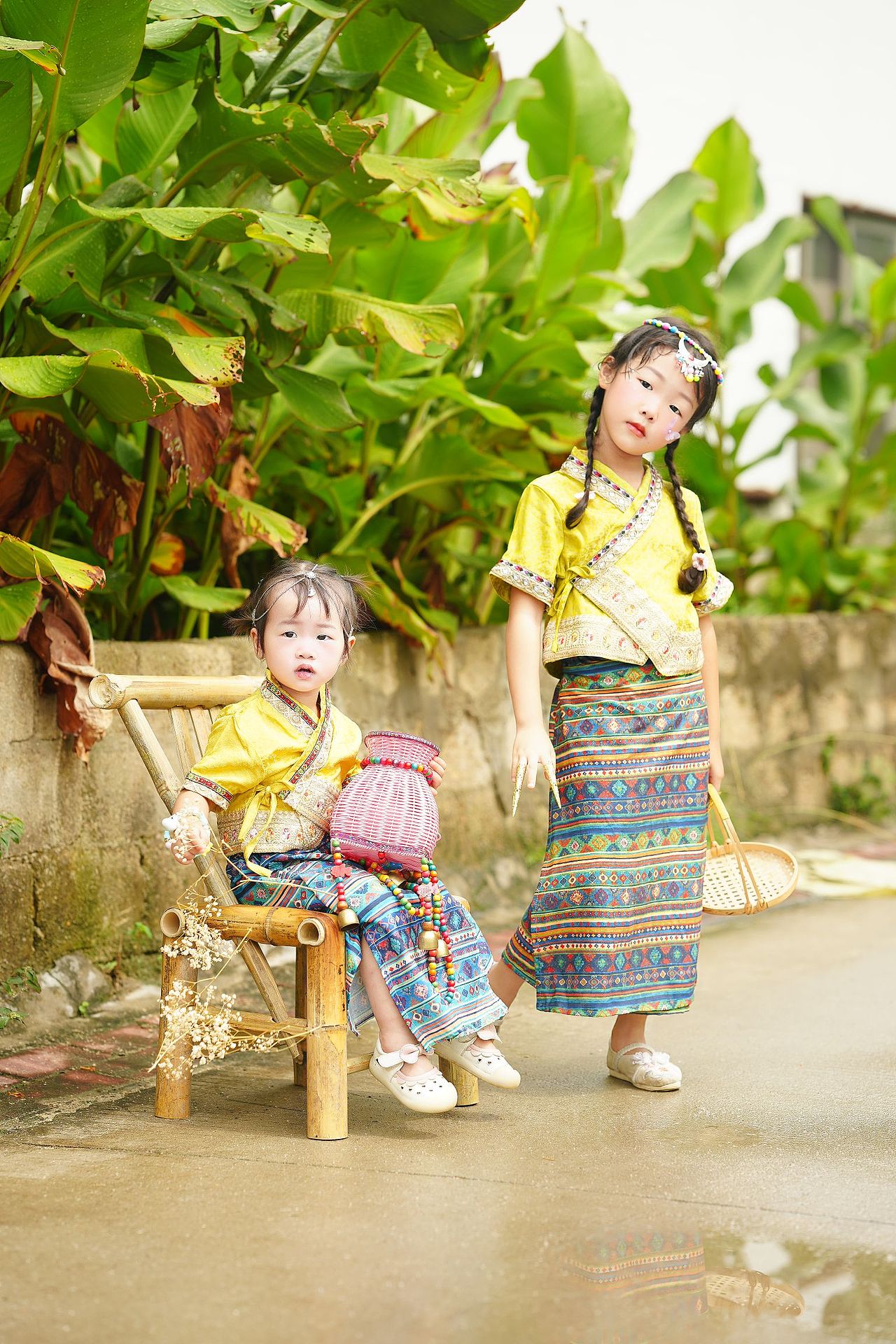 傣族姐妹花合拍