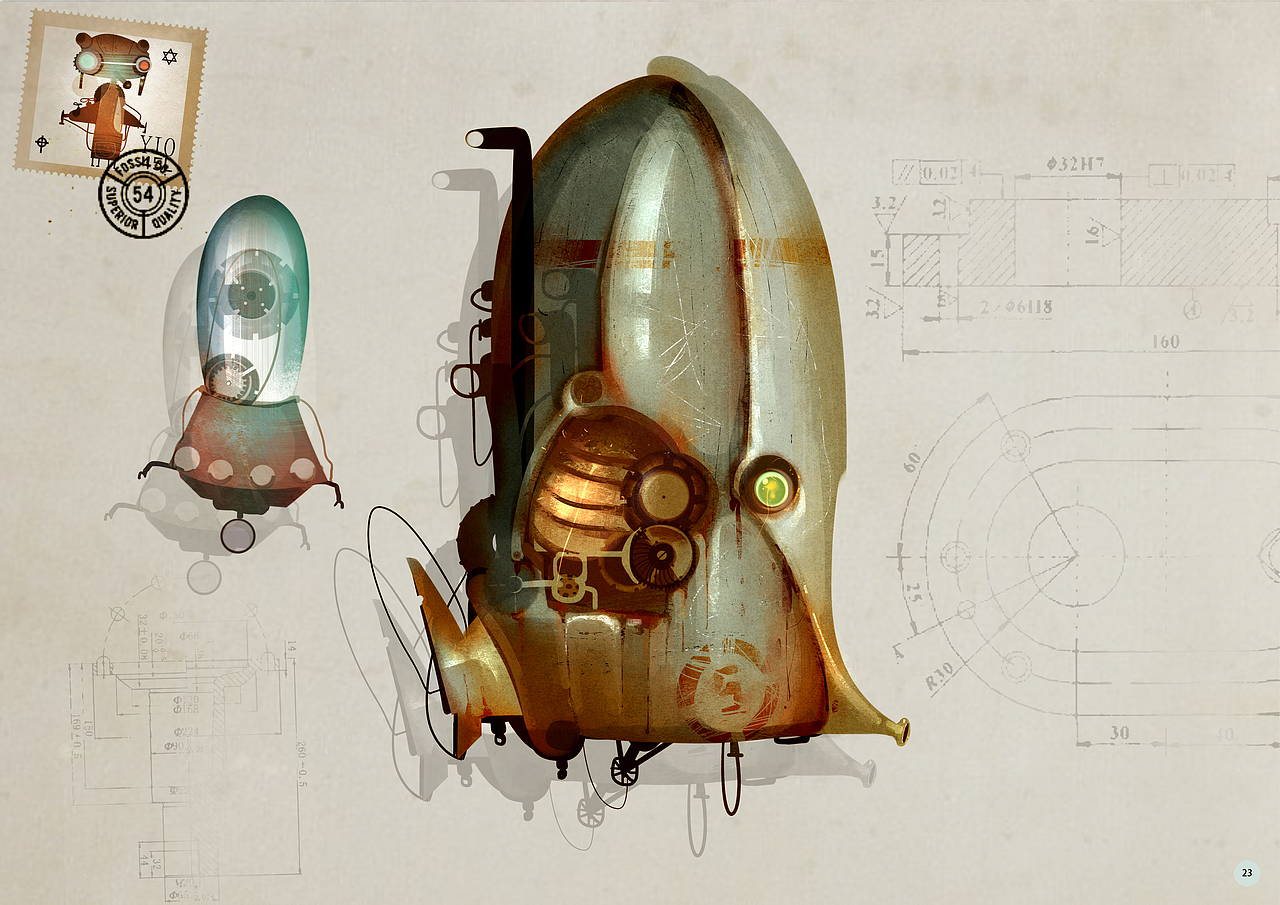 蒸汽朋克（图ZMTc2NTIzNDQ0） - 概念设定 - 站酷设计师残忍小球球原创素材 - 站酷ZCOOL