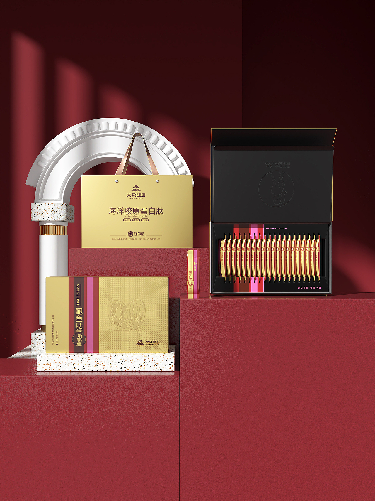 保健类产品鲍鱼肽、牡蛎肽、海参肽等