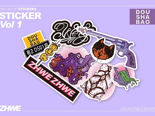 ZHWE STICKERS VOL1 贴纸