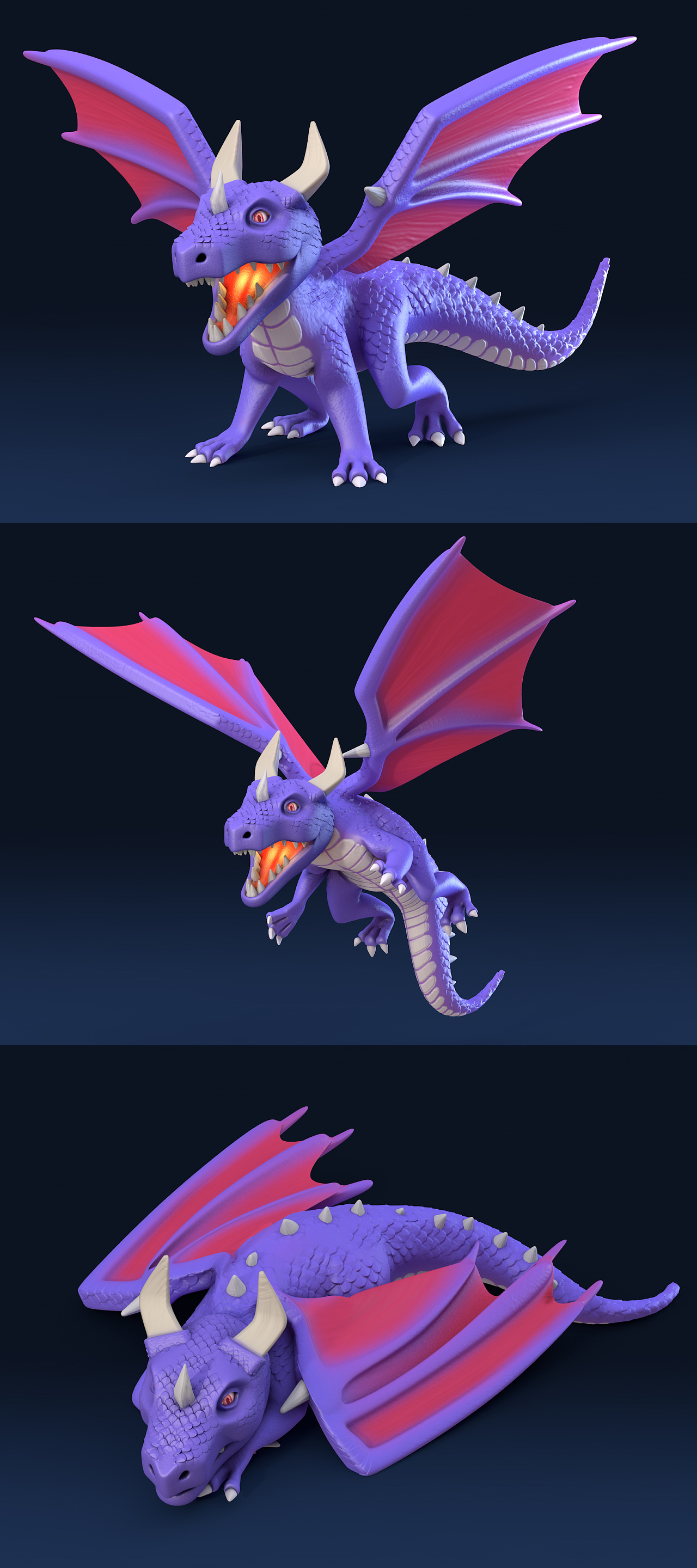 c4d游戏角色建模