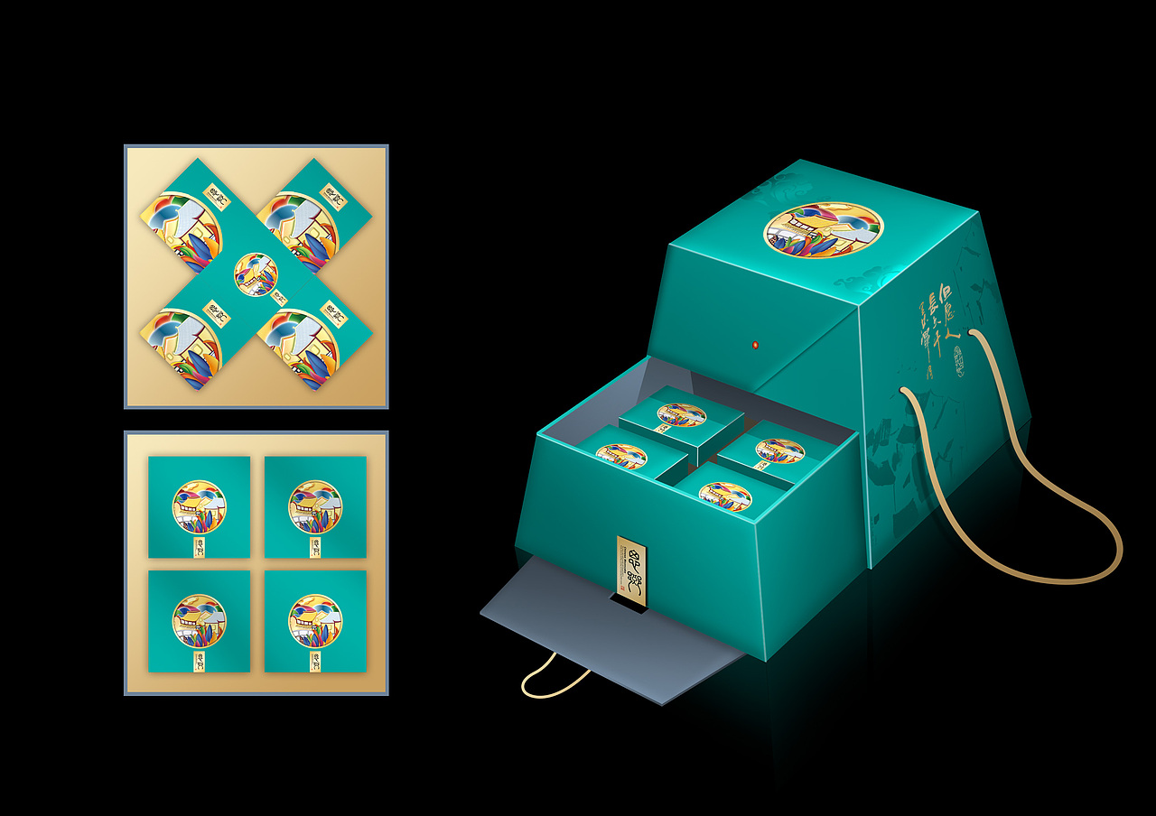 节庆包装礼盒设计平面设计年礼盒