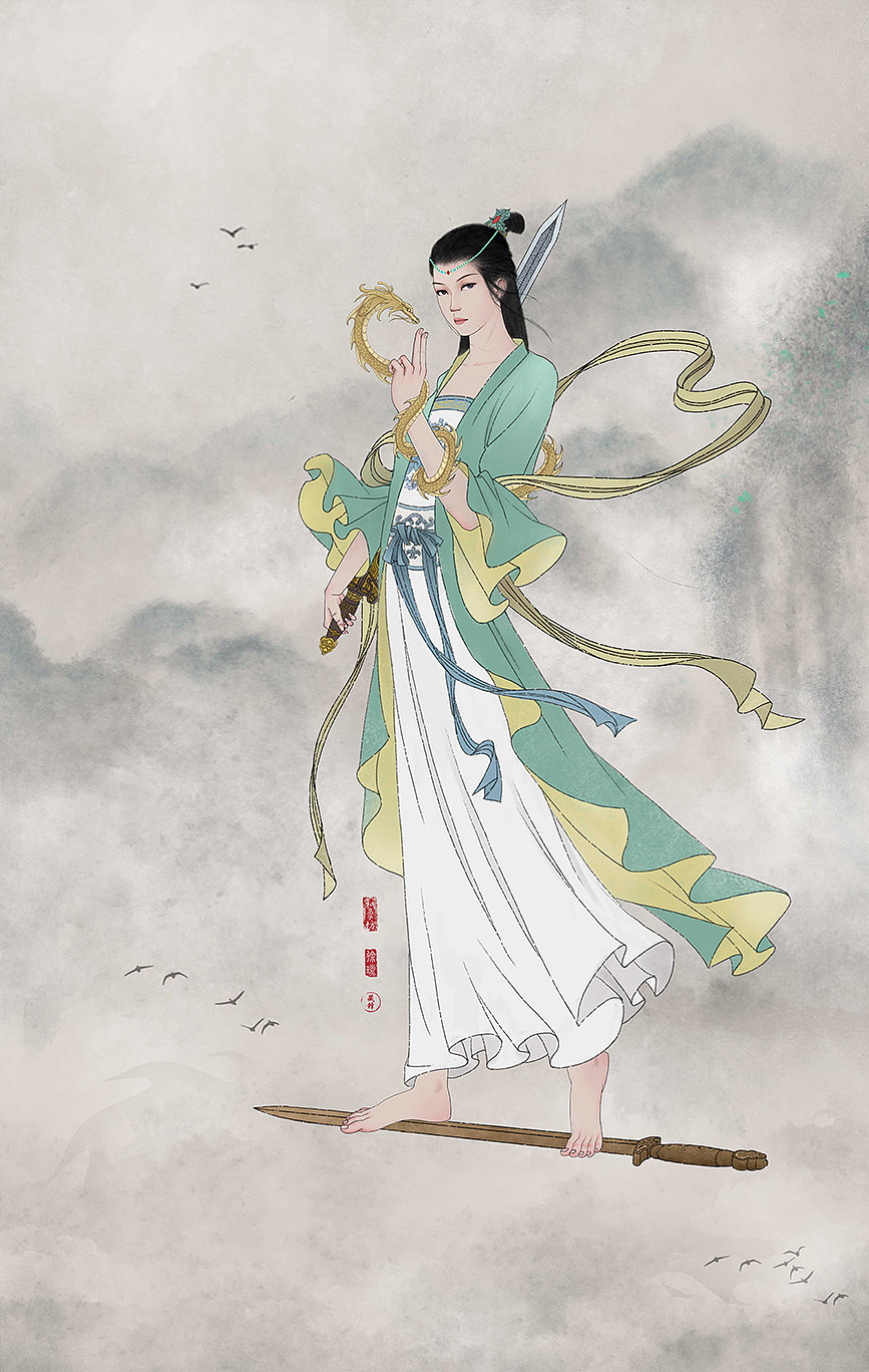 御剑（图ZMTkyMTYxNjQw） - 创作习作 - 站酷设计师金猪来画画原创素材 - 站酷ZCOOL