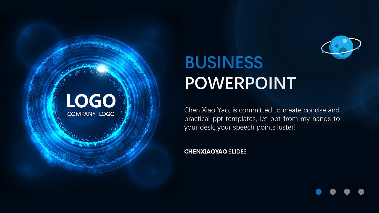 高端时尚炫酷星空PPT模板（图ZNDU3MzI3MTY=） - PPT/Keynote - 站酷设计师幺非幺原创素材 - 站酷ZCOOL