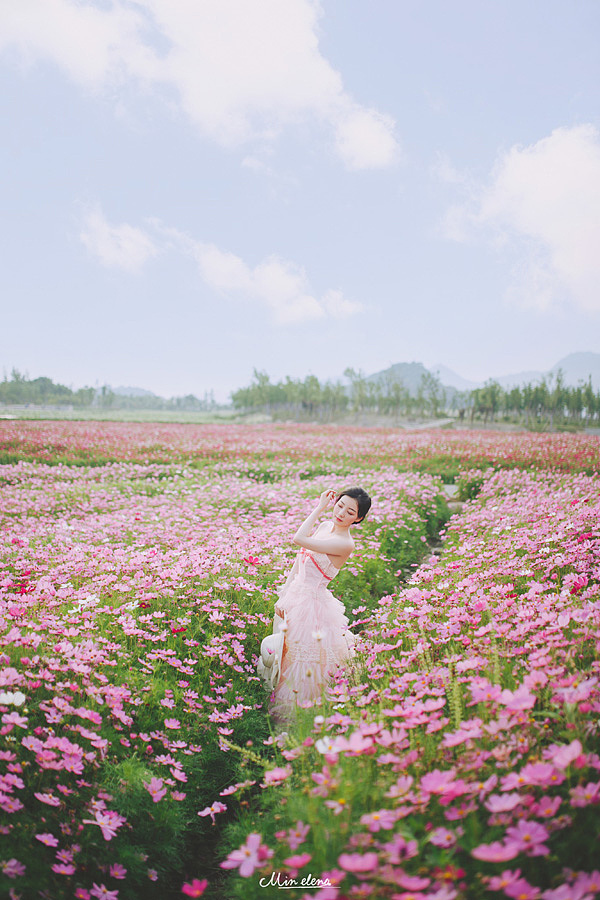 挽起彩虹的衣裳，追寻花朵的天堂（图ZODc0MzU1Njg=） - 人像摄影 - 站酷设计师敏elena原创素材 - 站酷ZCOOL