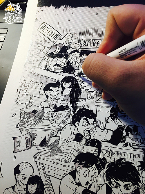 “南宁味”系列插画第六章：新希望之课间（图ZMTA0MTY1Mzky） - 商业插画 - 站酷设计师太子曰原创素材 - 站酷ZCOOL